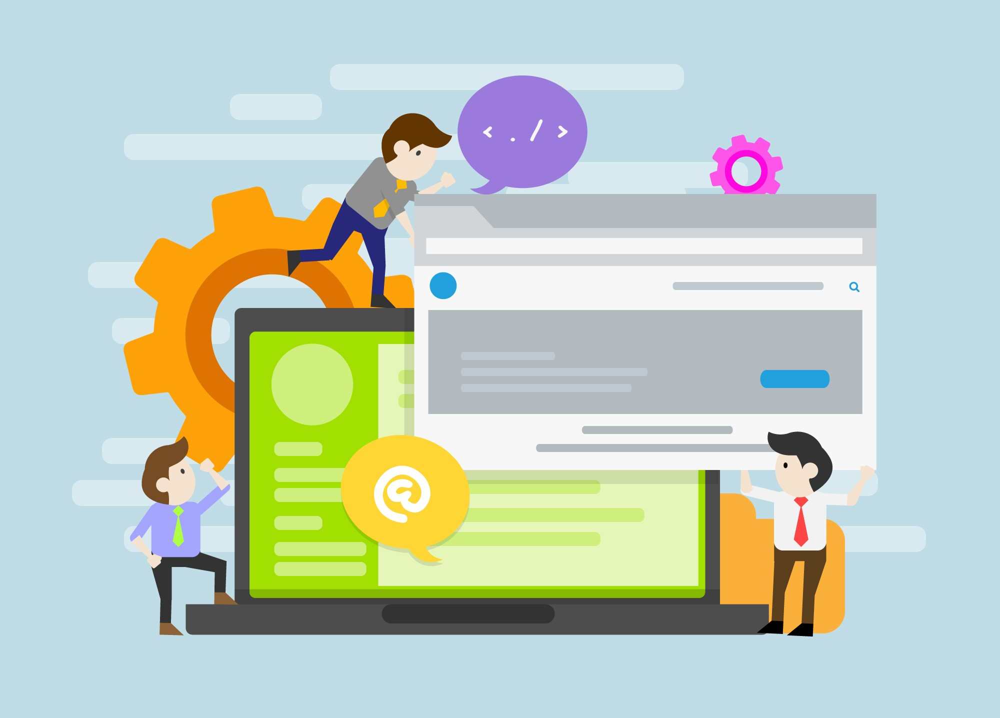 Custom website and  theme based website