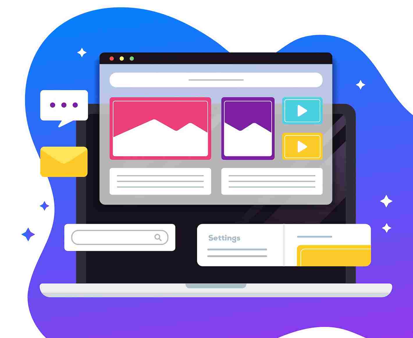 alter the layout of a web page