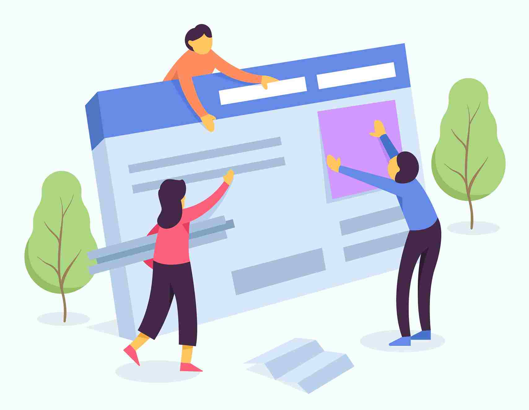website prototype look like